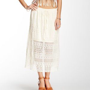 Whyte Eyelash Crochet Beach Skirt